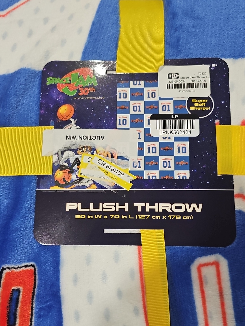 Plush Throw Blanket - Blue